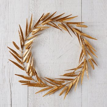 Golden Wheat Wreath
